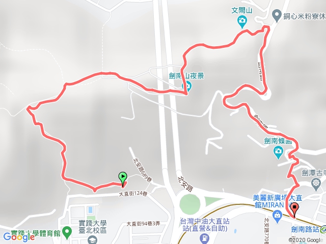 20201001 - 雞南山步道，文間山，劍南蝶園