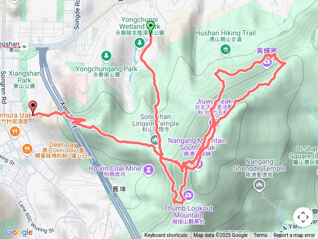 四獸山萬壽園攀岩探勘