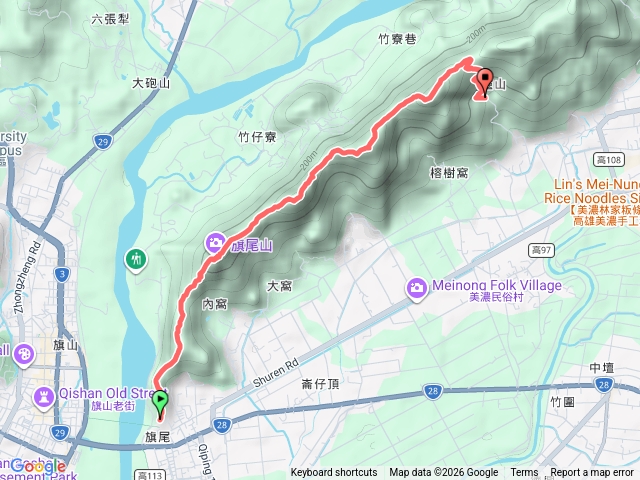 旗尾山一號上靈山下