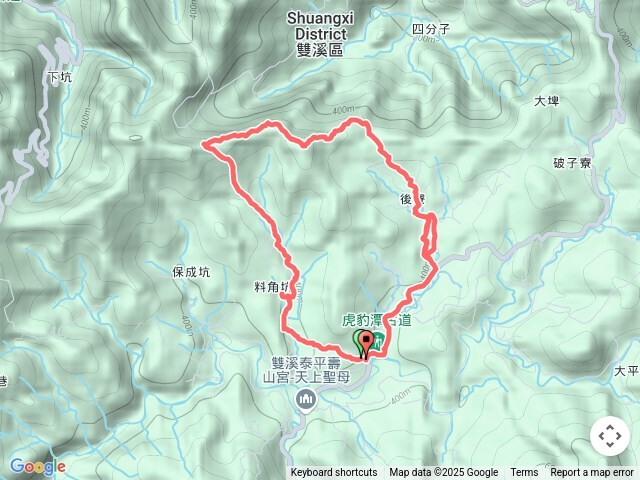 料角坑古道東柑腳山後寮仔嶺古道O形