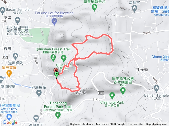 0km上社頭小奇萊下1200咖啡園100km出