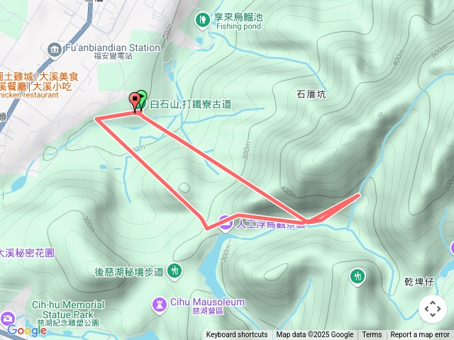 打鐵寮步道沒上白石