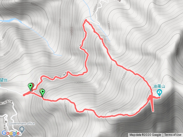201202 油羅山（一上二下）