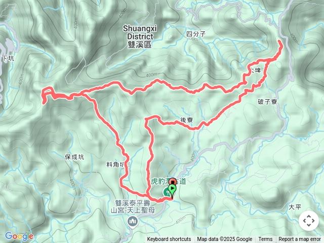 虎豹潭-柑腳山-東柑腳山-後寮仔嶺-大埤山-大樟嶺古道-溪尾寮山-虎豹潭