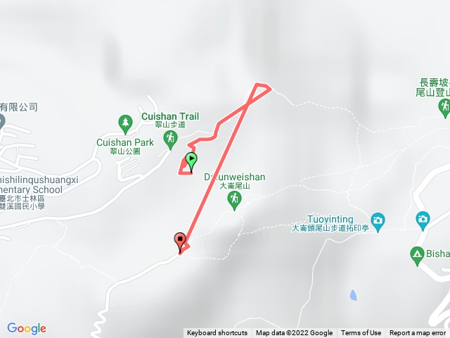 翠山步道大崙尾山