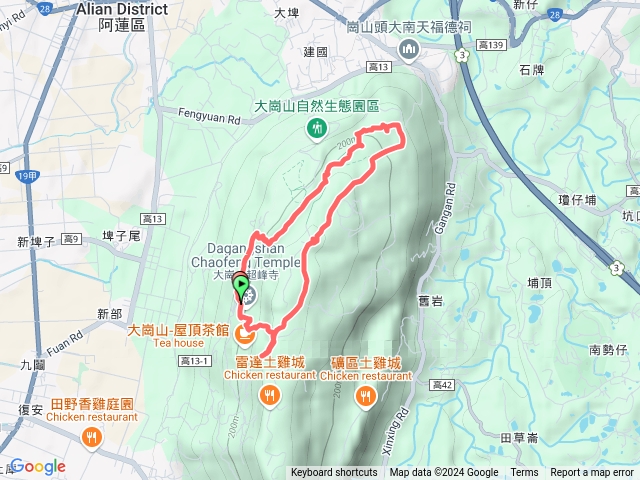 大崗山健走