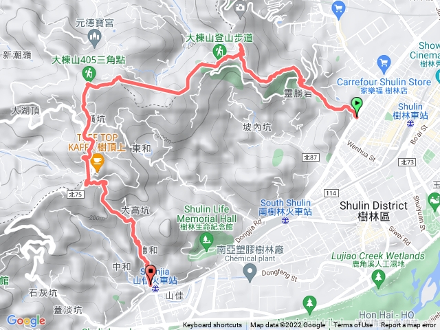 小百岳集起來樹林大棟山、青龍嶺、大同山步道202206041214