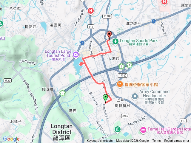 115/2/18-龍潭大順路/南天宮/運動公園