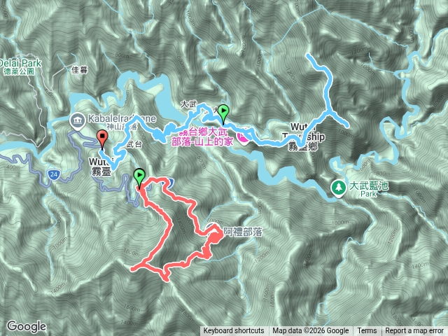 井步山&神趾山+神趾山南峰+大武尖山(2日遊).....(屏東霧台)