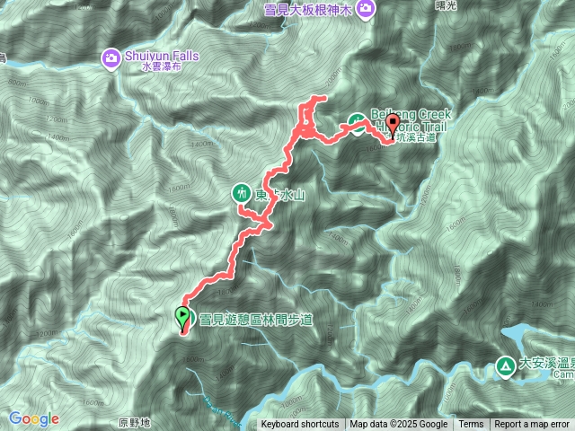 1141225-北坑駐在所（東洗水山、北坑山）要人命的下切預覽圖