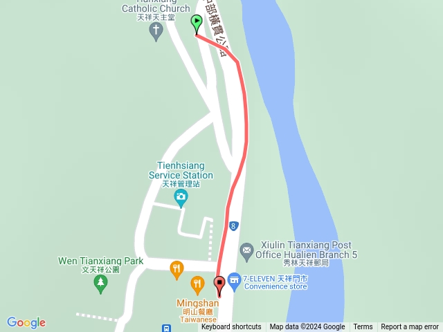 白楊步道入口回天祥 （下坡）