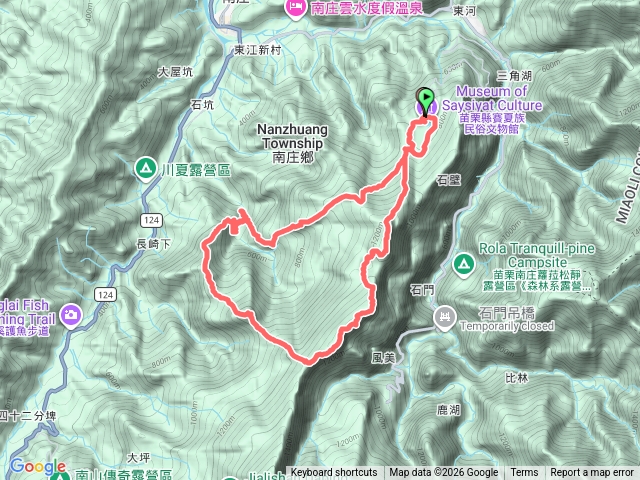 向天湖「向大環線」超級 O 型縱走預覽圖