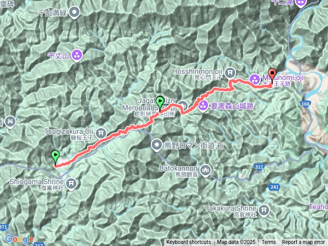 熊野古道.中邊路.近露王子到發心門王子再到水吞王子夜宿農家的民宿