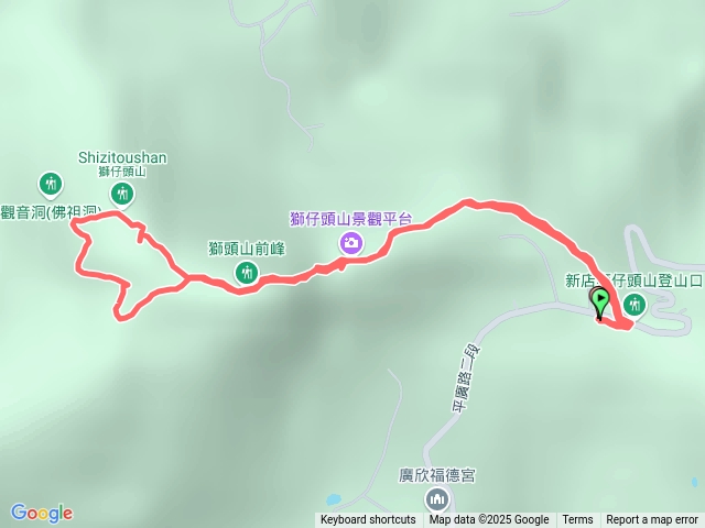 小百岳集起來獅仔頭山登山步道預覽圖