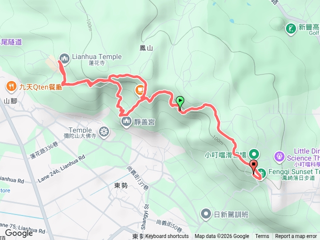 鳳崎落日步道
