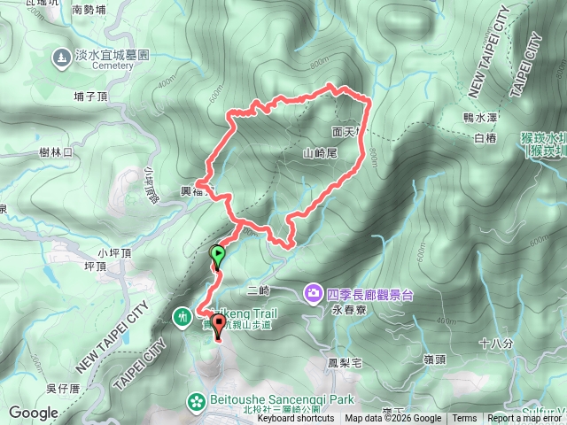 貴子坑上向天面天（負重）預覽圖