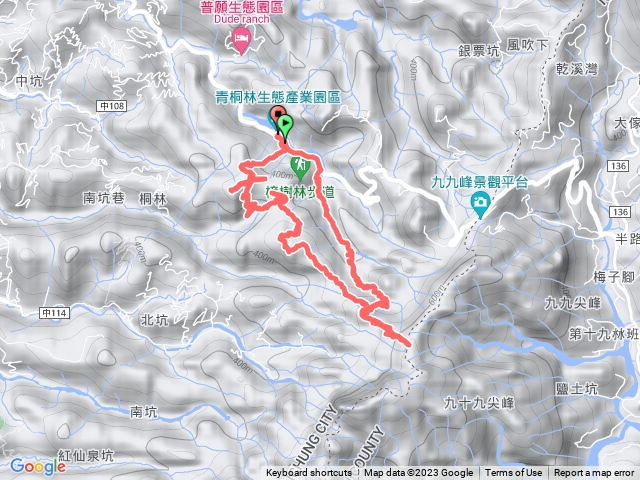 【台中霧峰桐林山O型走】霧峰奧山➡️砲台山➡️桐林山（九九峰山群）➡️北坑溪谷線