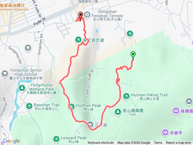 慈惠堂-虎山峰-龍山洞-奉天宮
