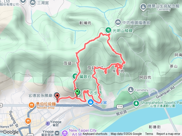 鶯歌石、牛灶山、碧雲寺