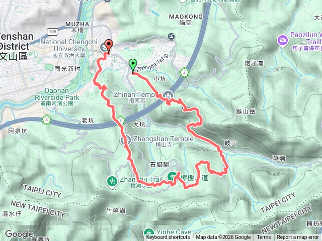 台北大縱走第七段Garmin