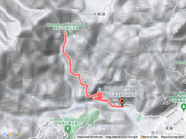 聖母山莊登山口