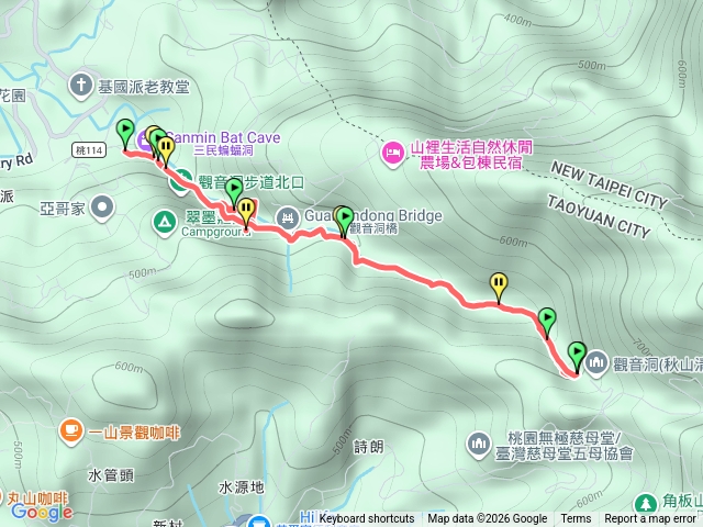 三民蝙蝠洞、觀音洞步道預覽圖