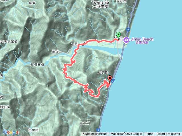 金瀧多越嶺古道預覽圖