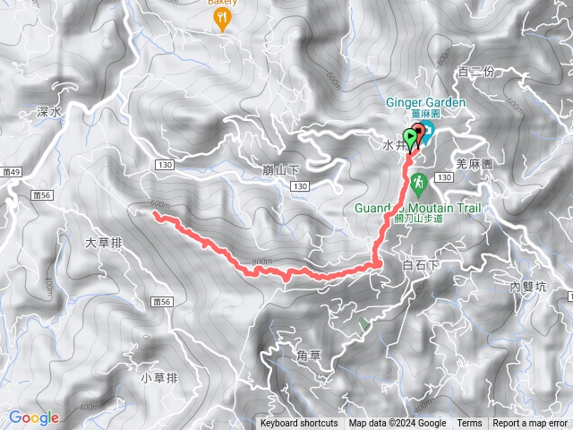 關刀山西北峰