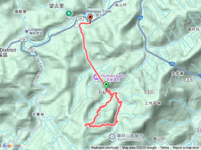 琳-畝畝山-石硿子古道-石硿子瀑布O型