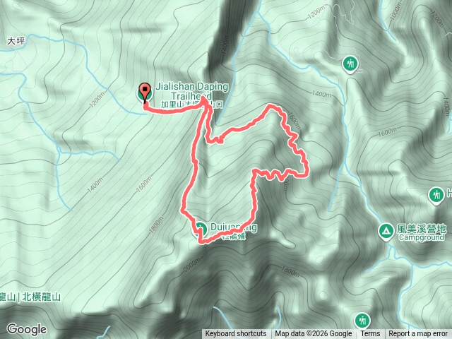 加里山O型.大坪登山口.加里山.大坪登山口預覽圖
