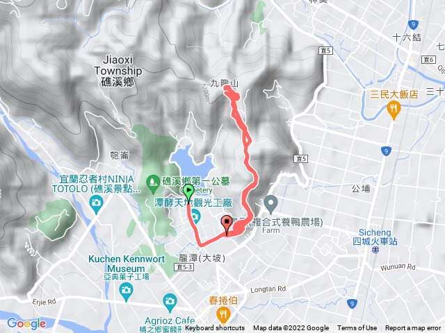 宜蘭/礁溪/米曲瑤山，H225m (三等三角點1139)