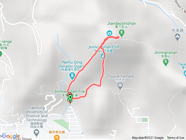 金面山剪刀石健行