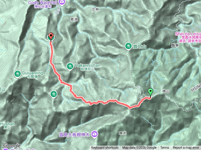五峰樂山--南庄鹿場縱走預覽圖