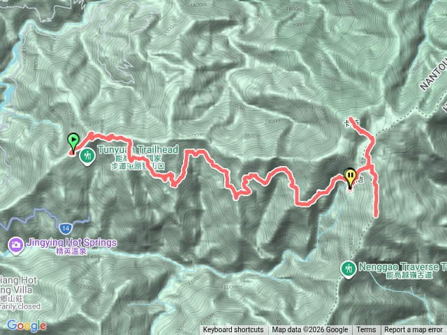 奇萊南華「天池山屋」兩天一夜預覽圖