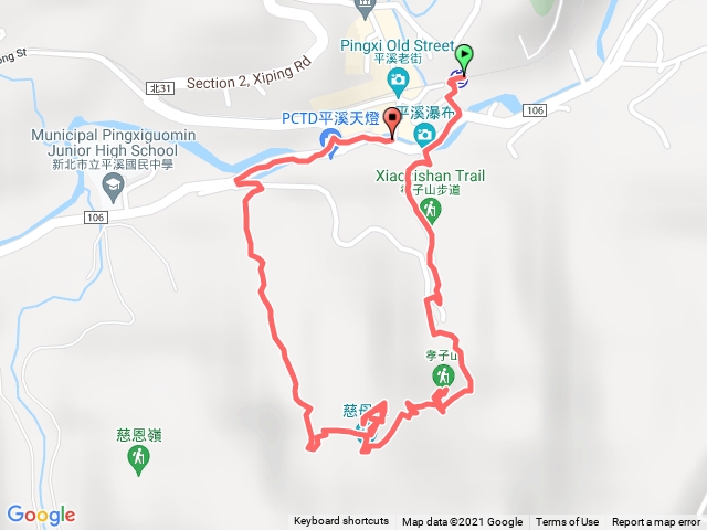 平溪孝子山 慈母峰 普陀峰 虎嘴口步道20211005