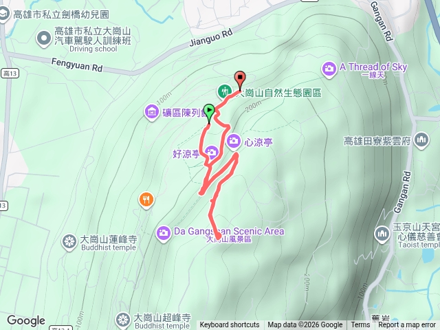 大崗山健行