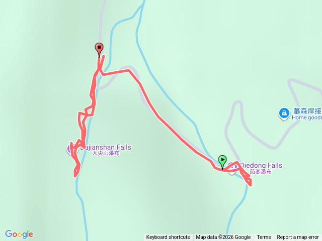 茄苳瀑布-大尖山瀑布群預覽圖