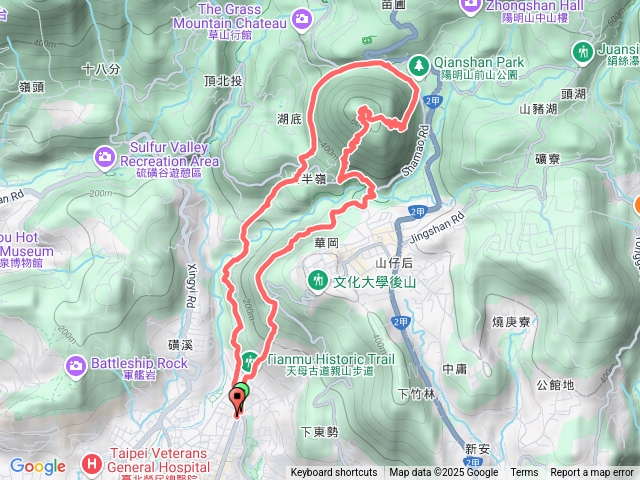 天母古道+紗帽山+橫嶺古道+半嶺步道