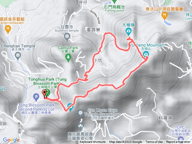 天上山/五城山/太極嶺環形