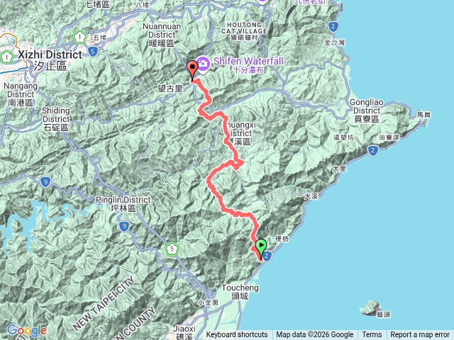 淡蘭古道中路 (外澳~十分)
