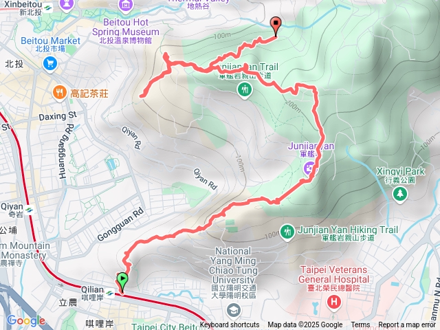 奇岩山西峰奇岩山其哩岸山軍艦岩丹鳳山湯守岩北投天然攀岩場