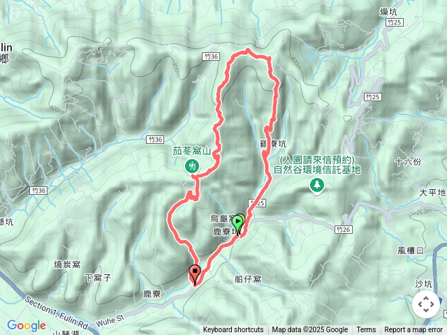 鹿寮坑群山之上回(竹26西側)