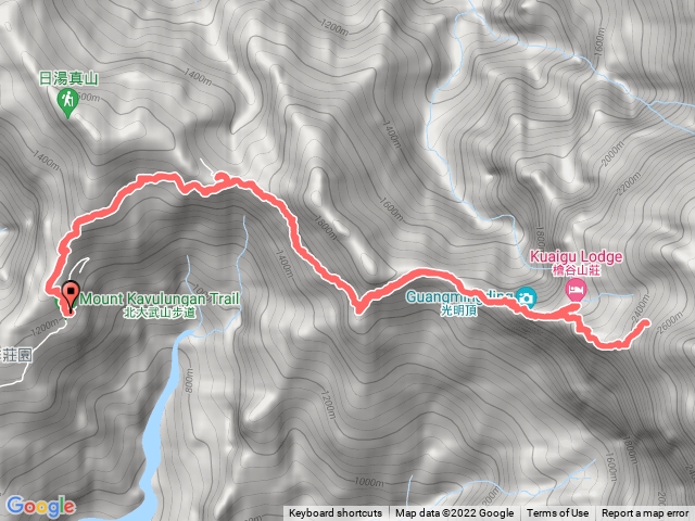 北大武山（登山口→檜谷→神木）