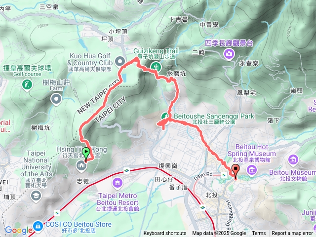 行天宮忠義山貴子坑新北投