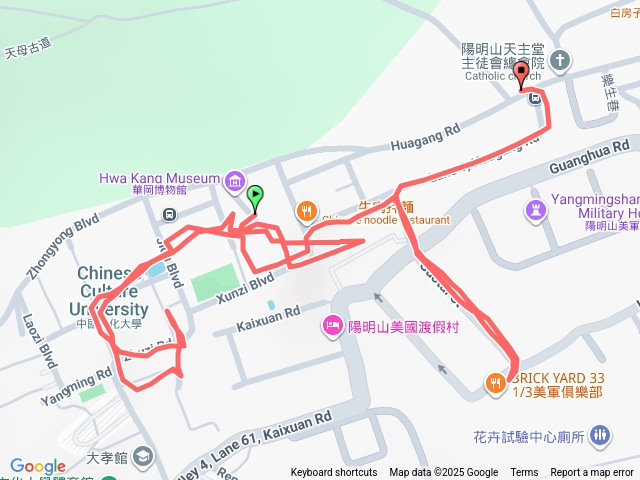 10/17翁雲祥史學跨域打卡路線