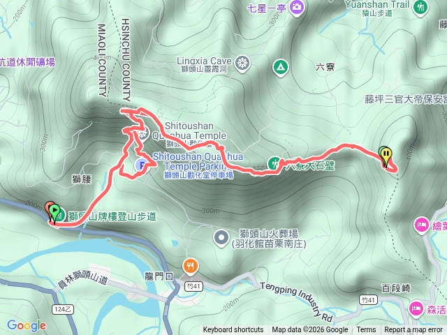 獅山舊牌樓-望月亭-九九步道-猿山