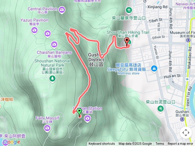 小百岳集起來壽山、泰國谷、一簾幽夢步道 (下山)