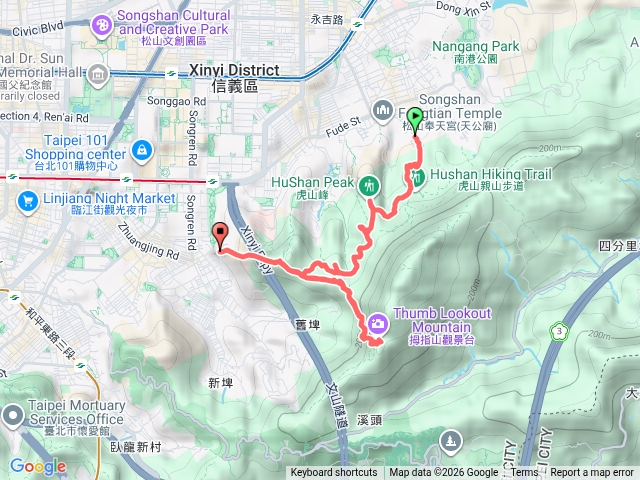 四獸山+拇指山