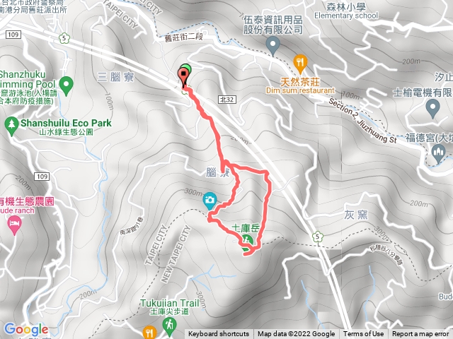 台北南港_更寮古道走土庫岳_舊莊街二段122巷來回O型路線
