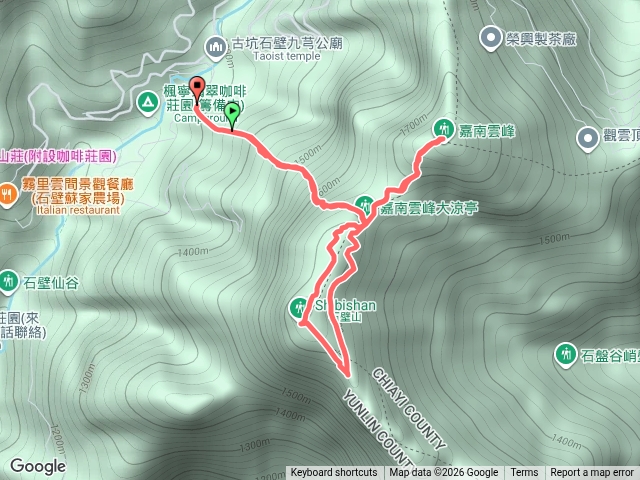 嘉南雲峰+石壁山+好望角預覽圖